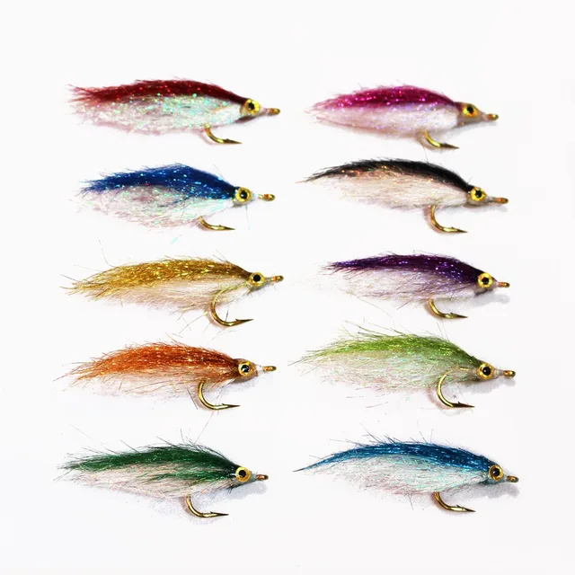 Tigofly 12-Pack Fly Fishing Flies - Size 1/0 For Salmon, Trout, Bass