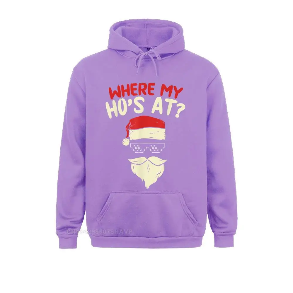 Where My Hos At Shirt Adult Christmas Thug Pun Santa Gift T-Shirt__97A2999 Long Sleeve Hoodies Labor Day  Men Sweatshirts Casual Hoods 2021 Popular Where My Hos At Shirt Adult Christmas Thug Pun Santa Gift T-Shirt__97A2999purple