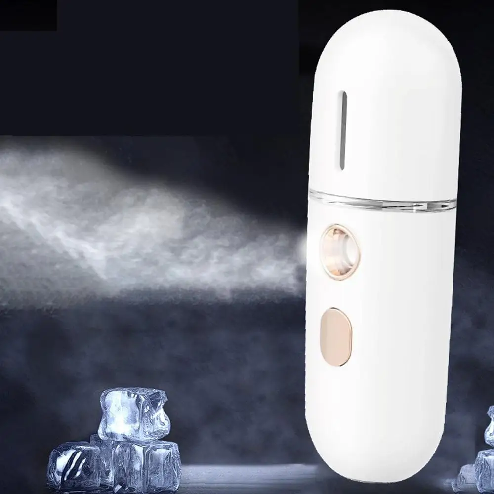 

USB Nano Spray Water Meter Portable Handheld Cooling Beauty Instrument Facial Beauty Hot Steaming Face Device