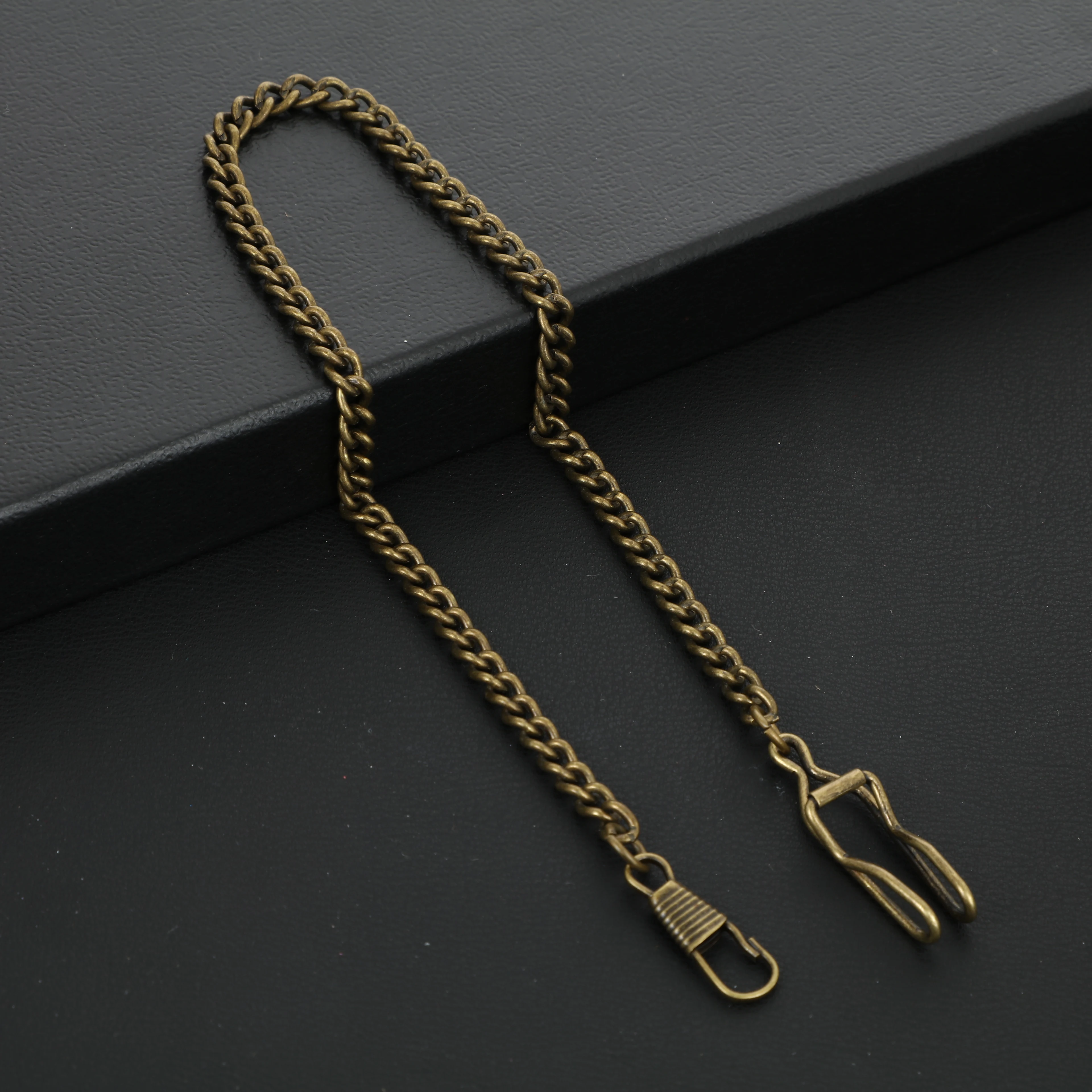 Classic Stainless Steel Pocket Watch Chain For Men Women Quartz Vintage FOB Watches