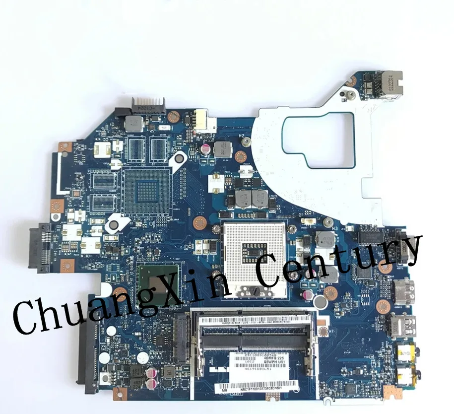 Для Acer aspire Q5WVH LA-7912P E1-571G V3-571G V3-571 материнская плата NBC0A11001 HBY111100 SLJ8E/SLJ8C HM77 DDR3 100%