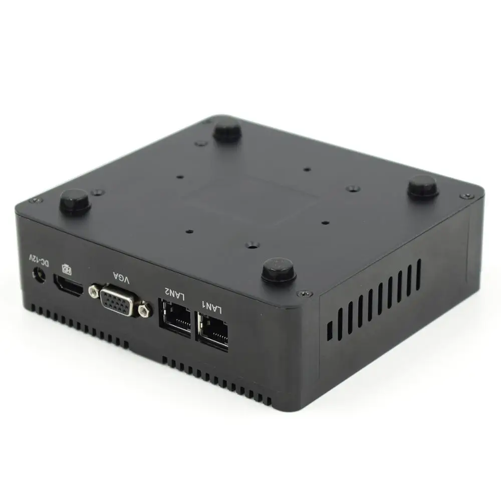 Мини ПК без вентилятора с двойной LAN Windows 10 Linux PFsense роутер брандмауэр компьютер