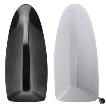 

2pcs Special Car Radio FM SUV Roof Antenna Shark Fin Aerial Signal - black & white