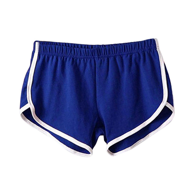 Women Shorts Summer Short Pants Stretch Waist Contrast Binding Side Split Elastic Waist Patchwork Casual Beach Sports Shorts