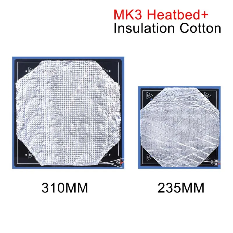 MK3 радиатор 310*310 мм 235*235 мм 12/24V с утеплителем из хлопка с подогревом очаг 3D-принтеры обновления Запчасти для Ender 3/5 PRO CR-10