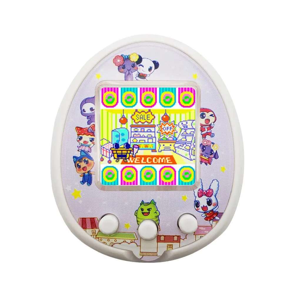 

Funny Electronic Pets Toy For Kids Qpet Plastic Non-Extended Singer Pet Egg Interactive Pet Game Machine Color Screen Funny Gift