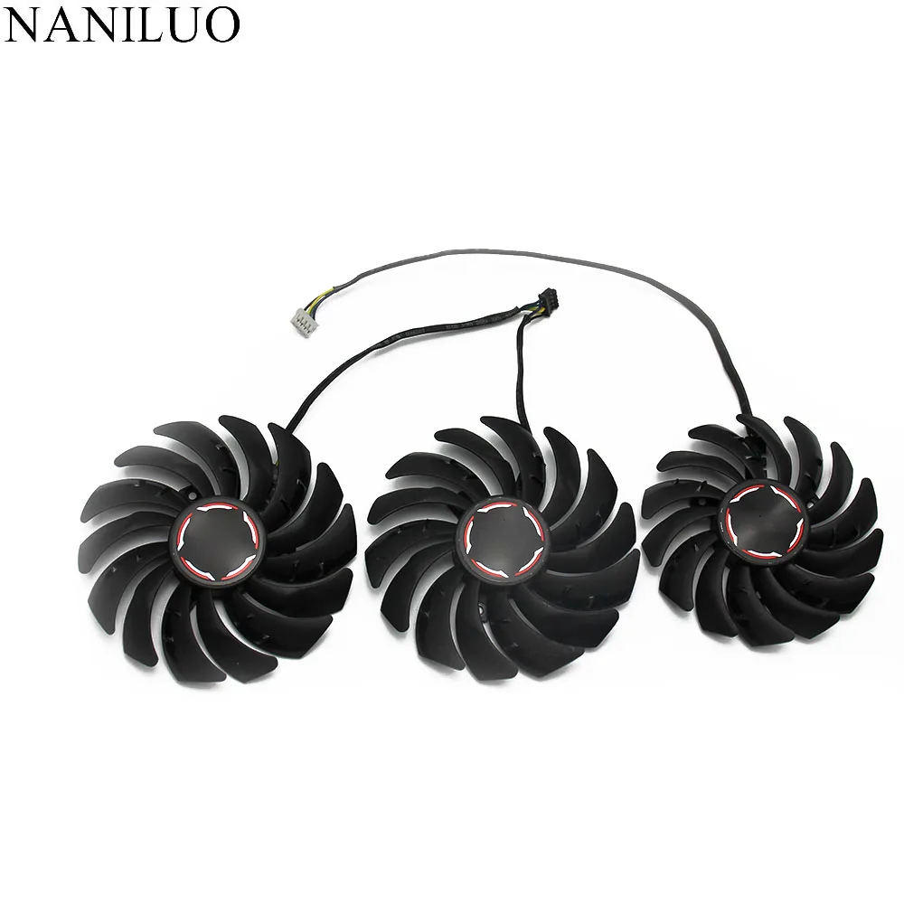 Оригинальный вентилятор PLD10010B12HH RTX2080 Ti для MSI GeForce RTX 2080 2070 SUPER 8 Гб GAMING X TRIO PLD09210B12HH