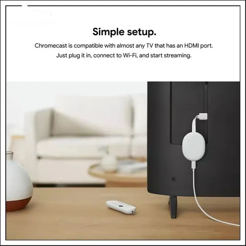 Google tv가있는 기존 Google Chromecast 4 TV | Ready Stock | Android 10 | Netflix 인증, Dolby Vision & Atmos 4