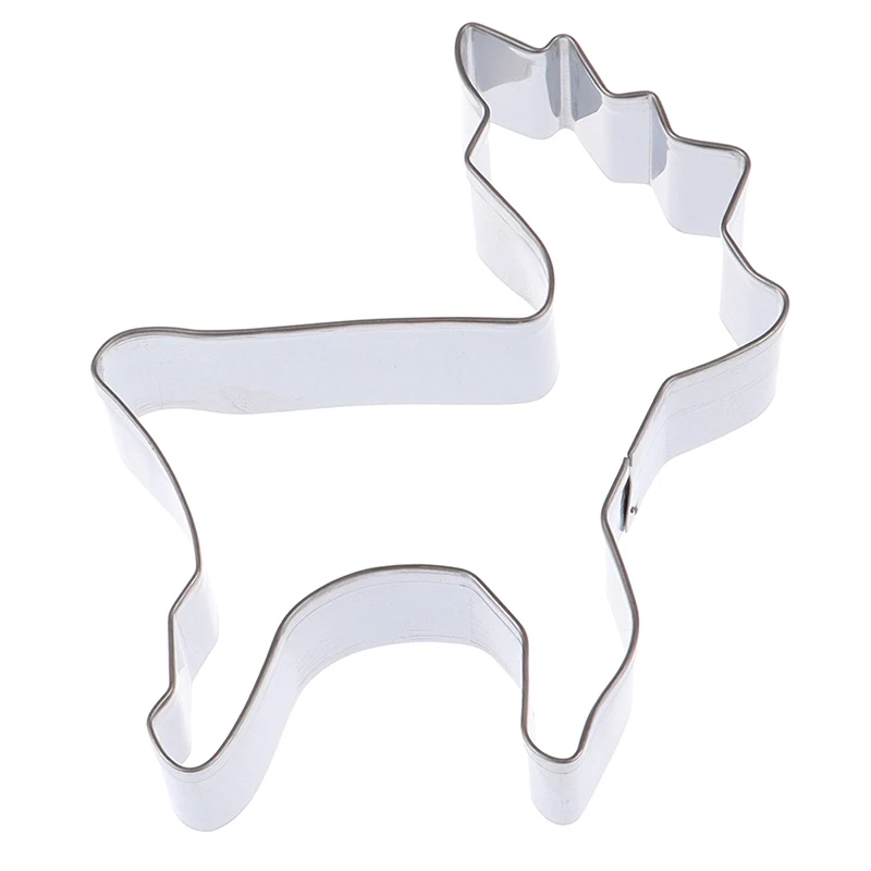 1 шт. Рождественская форма в виде оленя из нержавеющей стали металлический