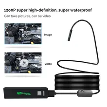 Бороскоп с ушной ложкой 1200P wifi фото камера ручной эндоскоп видео в реальном времени HD эндоскоп металлический пластиковый осмотр