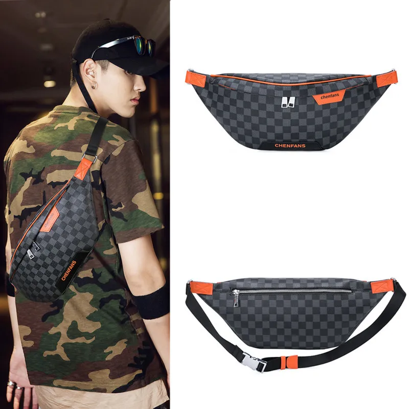 

Celebrity Style Casual Chest Bag Men's 2019 New Style INS Trend Korean-style Fashion & Sports Wallet Shoulder Bag