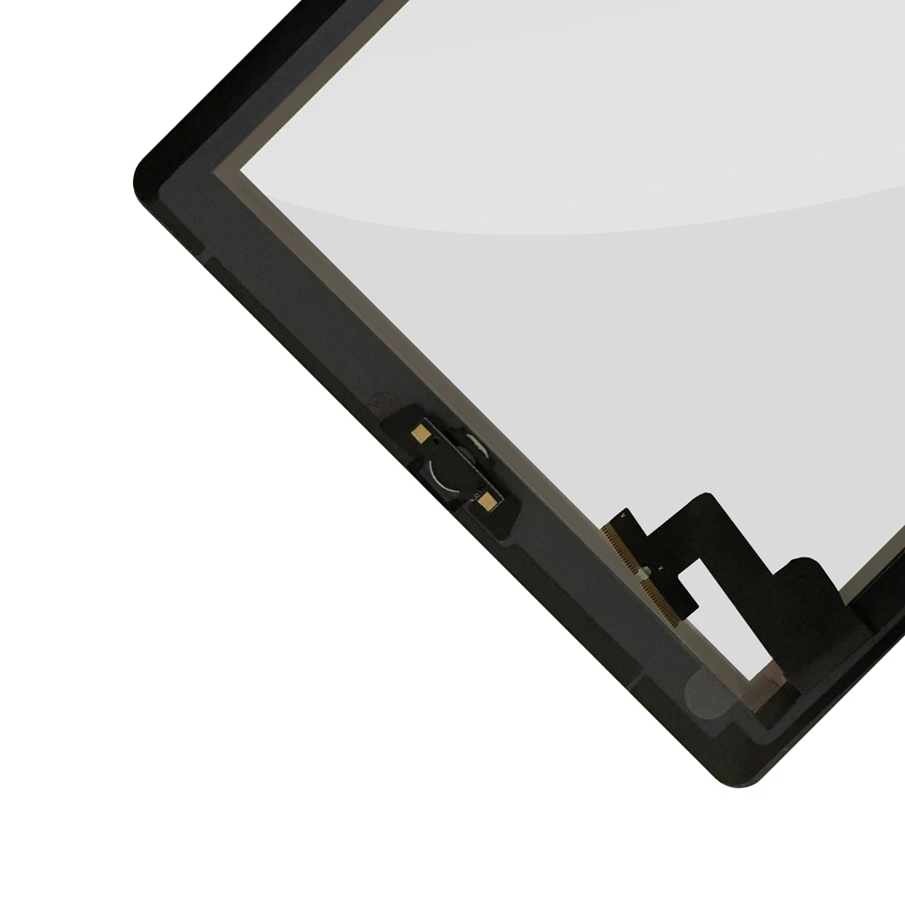 NEW For iPad 2 Touch Screen Glass Digitizer Replacement Parts+ Home Button Assembly for A1395 A1396 A1397 Free Shipping