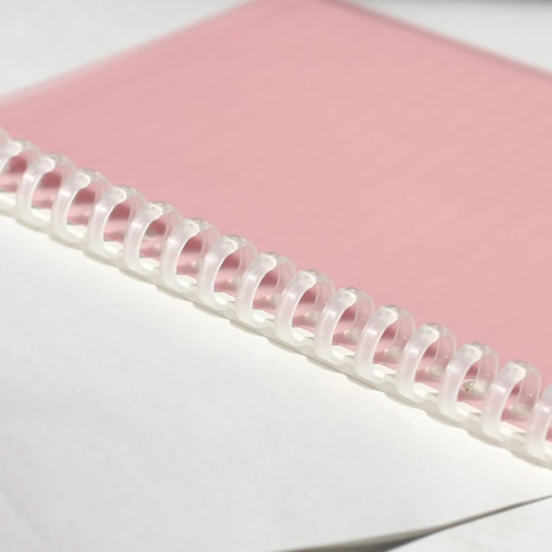 루즈리프 플라스틱 바인딩 링 5 개, 30 홀 스프링 나선형 링, 사무용품