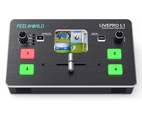Feelworld Livepro L1 Multi Formato Video Mixer 4 X Ingressi Hdmi Multi Macchina Fotografica Di Produzione In Tempo Reale In Diretta Streaming Monitor Aliexpress