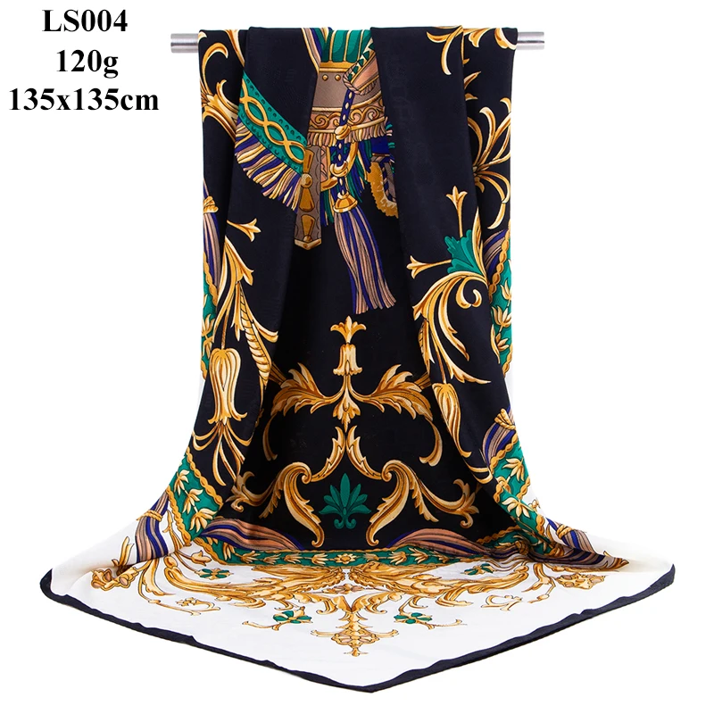 Портной Смит большой квадратный размер шарф женский модный дизайнерский большой размер шейный шарф осень зима хиджаб шаль шарфы для женщин
