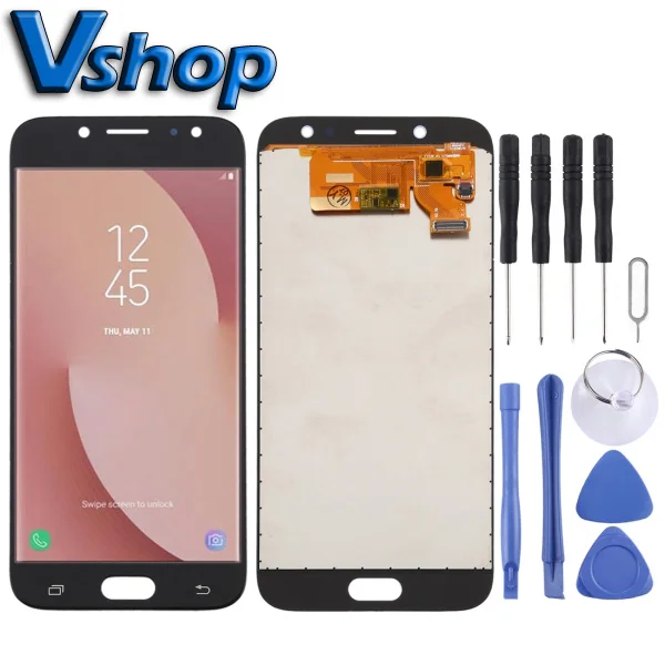Для Galaxy J7() ЖК-экран и дигитайзер полная сборка для Galaxy J7() J730F/DS J730FM/DS at& T телефон запасные части