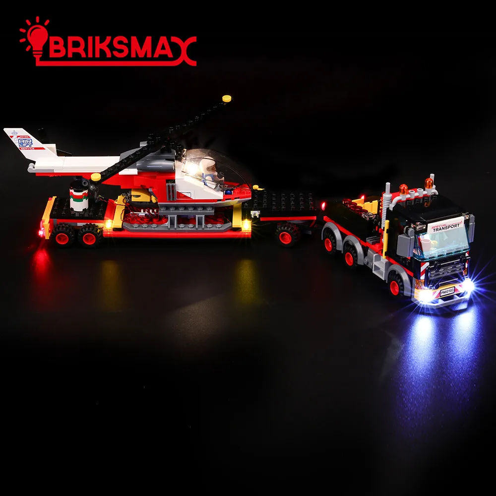 

BriksMax Led Light Up Kit For City Series Heavy Cargo Transport Building Blocks Compatible With 60183 (NOT Include Model)