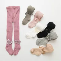 Girl Winter Bowknot Tights Cotton Baby Pantyhose spring autumn rabbit baby socks baby pantyhose children's pants Leg Warmers 1