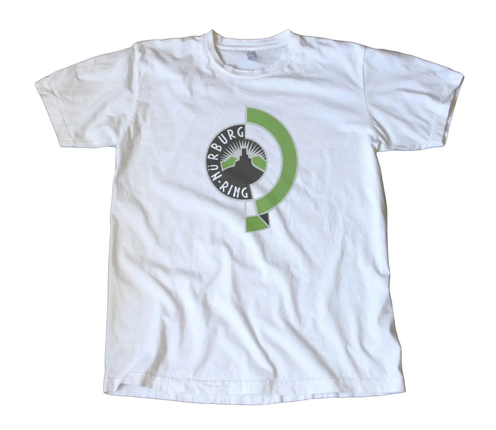 Vintage Nurburgring Decal T-Shirt Germany Grand Prix Racing The Green Hell | Мужская одежда