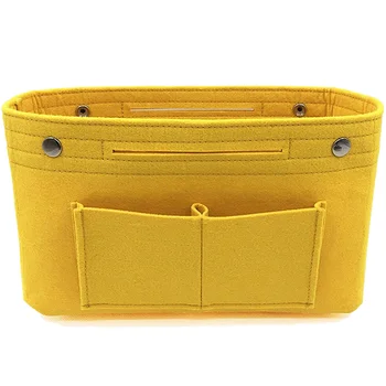 

Felt Cloth Inner Bag Women Fashion Handbag Multi-Pockets Storage Cosmetic Organizer Bag Luggage Bags Accessories