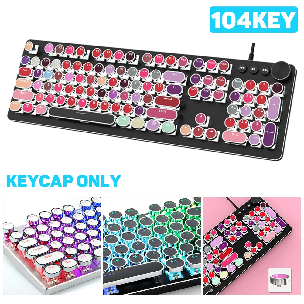 Колпачок для клавиш Cherry MX Универсальный круглый колпачок черный/красный/белый