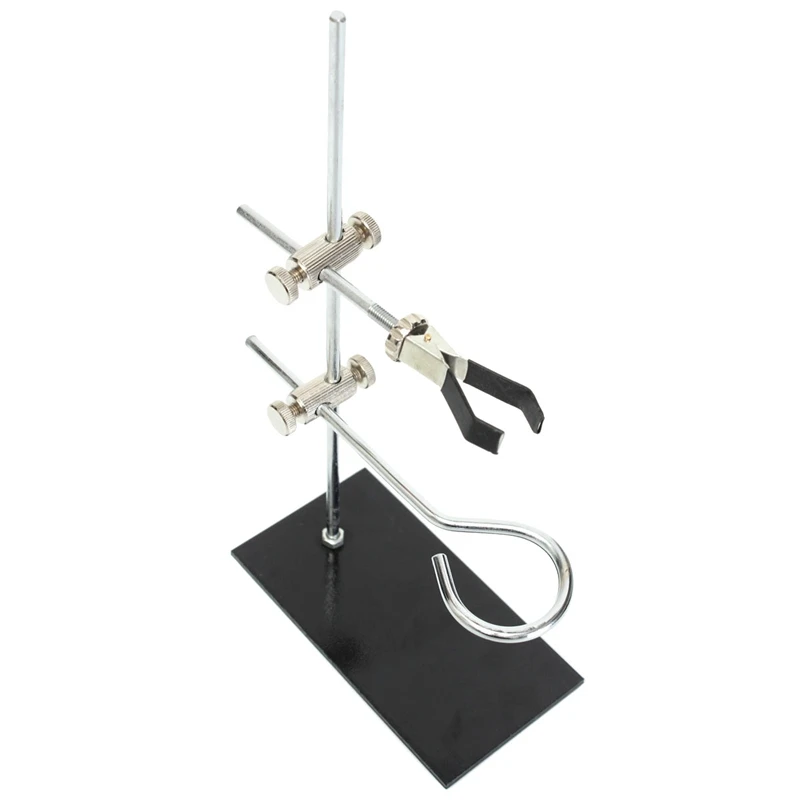 

1Pc Metal Mini Lab Bracket Laboratory Support Stand Alcohol Bottle School Rod Length 30Cm