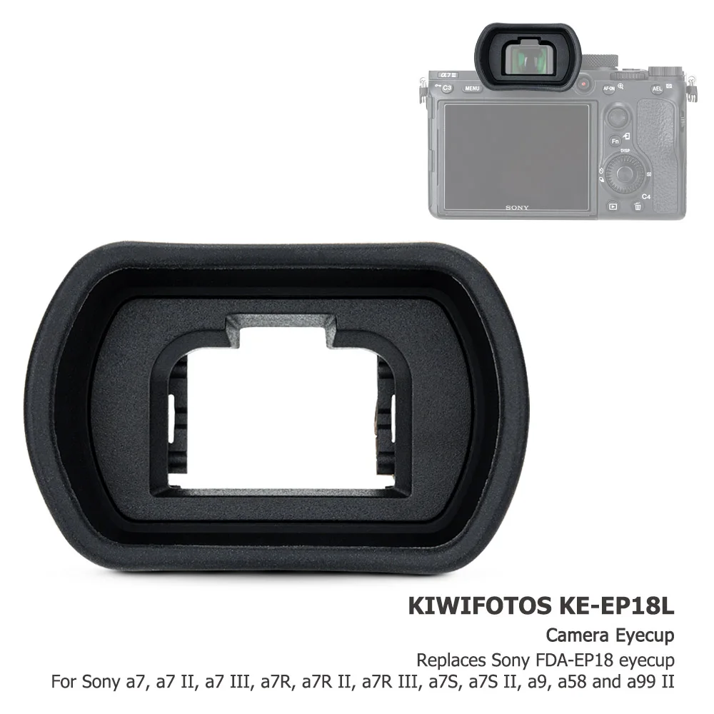 photo studio lighting kit Soft Long Camera Eyecup Viewfinder Eyecup Eyepiece for Sony A7 A7II A7M3 A7R A7RII A7RIII A7RIV A7S A7SII A9 Replaces FDA-EP18 tripod light stand