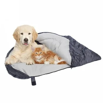 

115x72cm Portable Dog Sleeping Bag Winter Warm Pet Dog Bed Waterproof Foldable Outdoor Camping Pet Bed Large Size Dogs Blanket