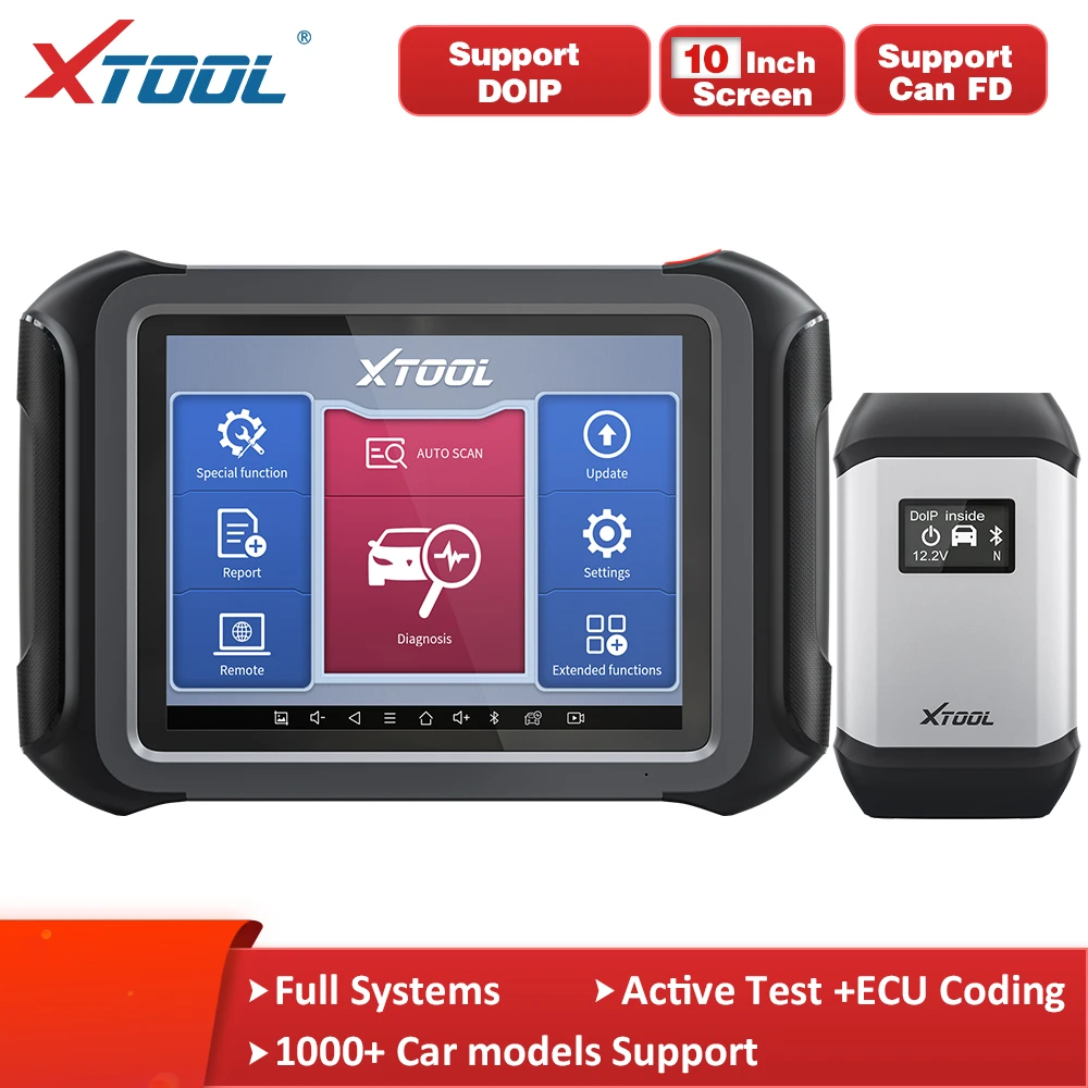 Xtool D9 Newest Obd2 Diagnostic Scanner Tools Automotive 10 Inch Screen