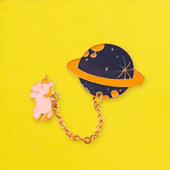 

Unicorn Brooches Planet Badges for Backpack Universe Badges for Clothes Space Badge Enamel Pins for Backpacks Clothes Lapel Pin