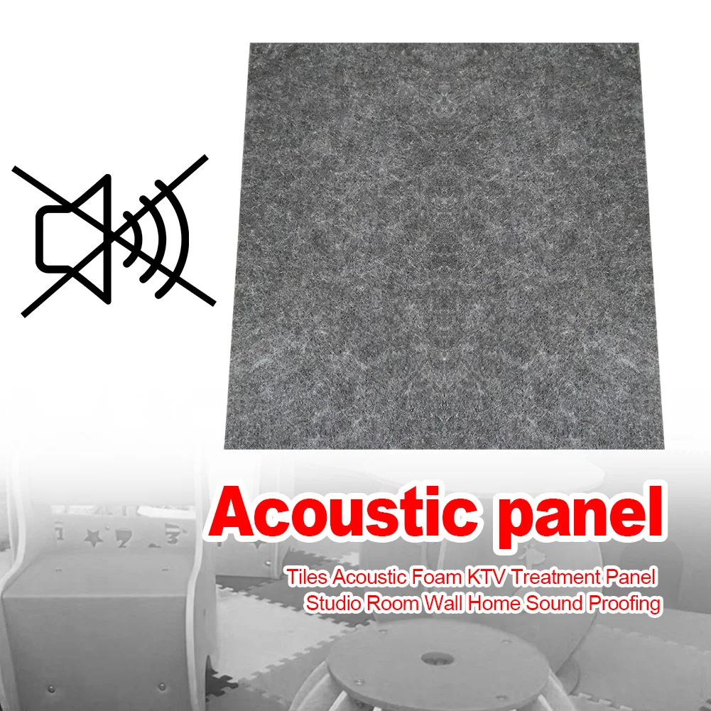 Acoustic Foam Background Decoration KTV Treatment Panel Accessories Noise Absorbing Home Studio Room Wall Tiles Sound Proofing |