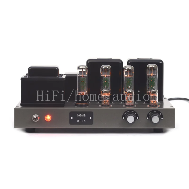 Raphaelite DP34 E88CC-EL34 Tube push-pull amplifier，HIFI power amplifier output 2 x 28W frequency response 7Hz-70KHz | Обустройство
