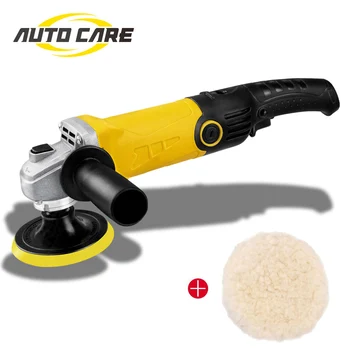 

220V Car Polisher Car Polishing Machine Waxing 9000rpm Machine Auto Adjustable Speed Sander Car Accessories Tools