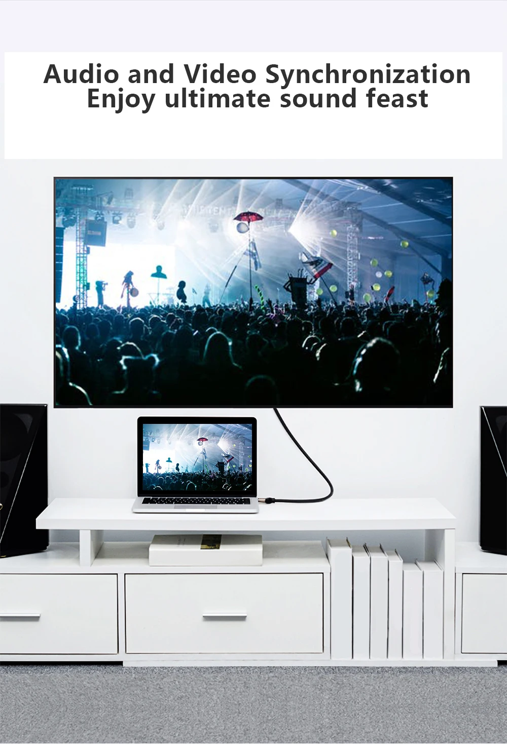 GTMEDIA HDMI кабель 1,4/2,0 4K высокоскоростные 18 Гбит/с Позолоченные разъемы-Ethernet, аудио возврат 2160p 1080 p, 3D для телеприставки ps4