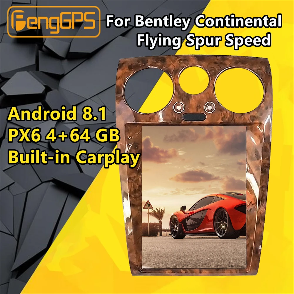 Автомобильный мультимедийный плеер Bentley Continental Flying прямая скорость стерео экран