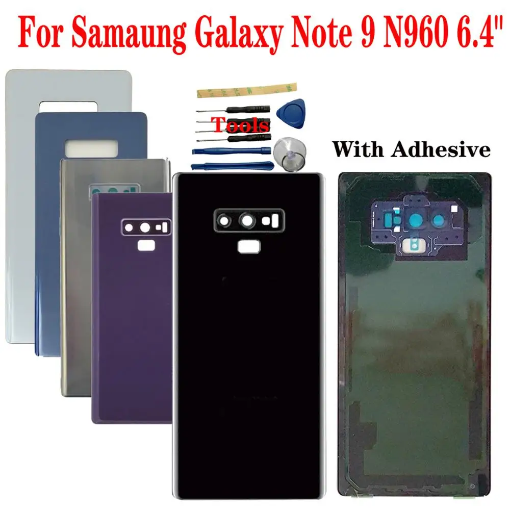 Shyueda Новинка для Samaung Galaxy Note 9 N960 6," Задняя Дверь Корпус Крышка батарейного отсека+ клей