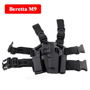 

Military Beretta M9 92 96 Gun Holster Drop Leg Holster Tactical Hunting Paintball Pistol Air Gun Case Right Hand Holster Pouch