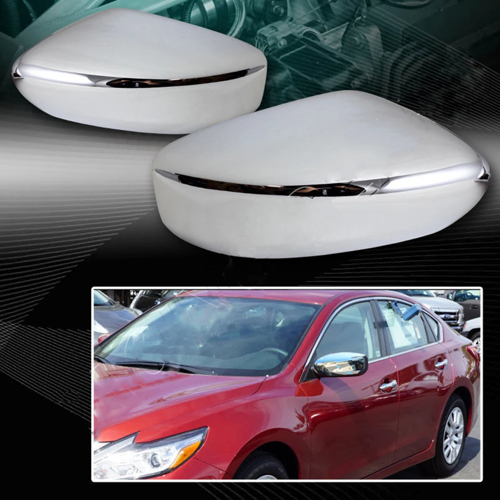 Крышка зеркала автомобиля ABS тройной хромированный для NISSAN ALTIMA 2013 без сигнала поворота