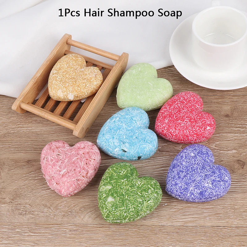 1Pc Fragrance Shampoo Bar Soap Hair Growth Nourishing Natural Handmade