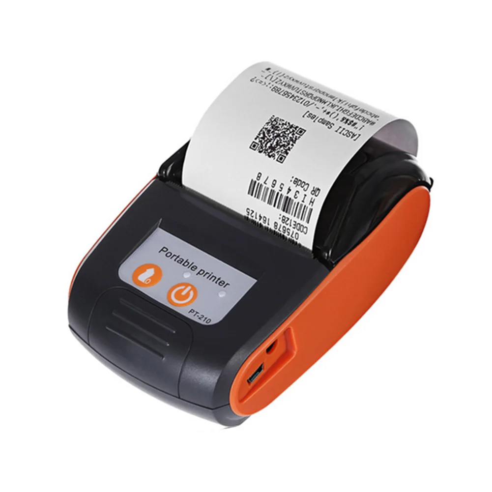

58mm Ticket Wireless Bluetooth Portable Thermal Printer USB Practical Rechargeable Mini Receipt Machine Supermarket Resaurant