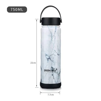 

316 stainless steel vacuum flask New large-capacity ceramic liner coated gifts custom men and women water cup