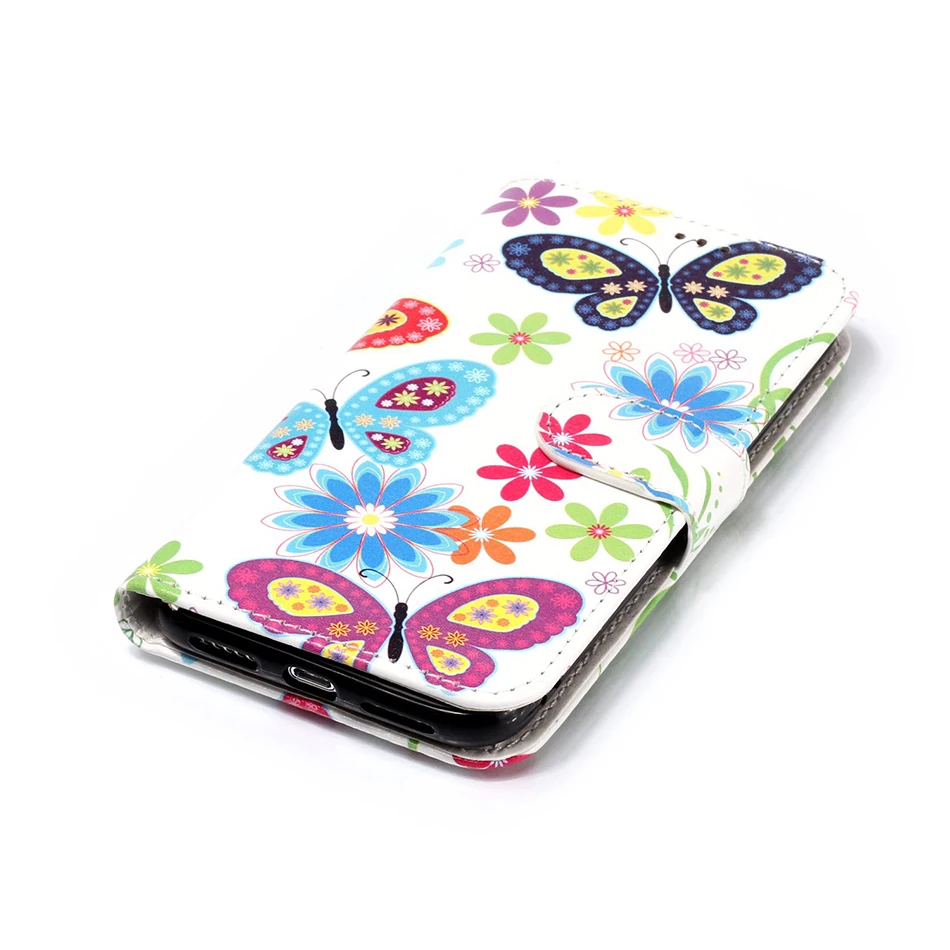 Чехол-книжка с рисунком, кожаный чехол-кошелек для huawei Honor 6X 9i mate 9 Pro P20 P10 Lite P8 Mini, чехол для телефона P9 LITE B05