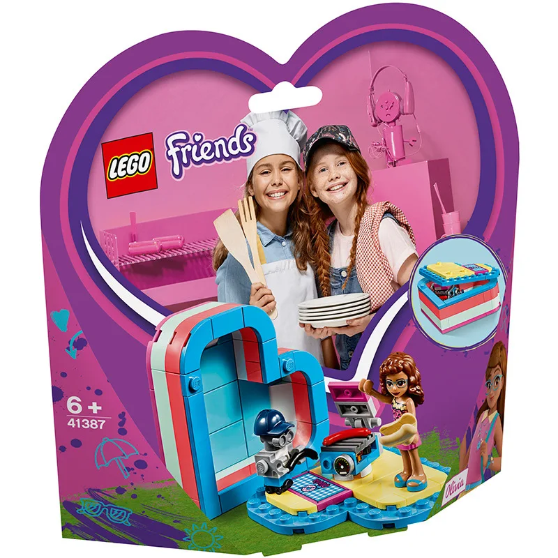 Lego LEGO Building Blocks 41387 GIRL'S Good Friend Series Olivia's Summer Day Tibetan Treasure Box Toy Gift