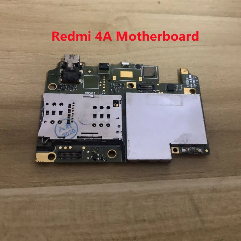 

Mobile Electronic Panel Mainboard Motherboard Unlocked With Chips Circuits Flex Cable For Xiaomi RedMi hongmi 4A 16G