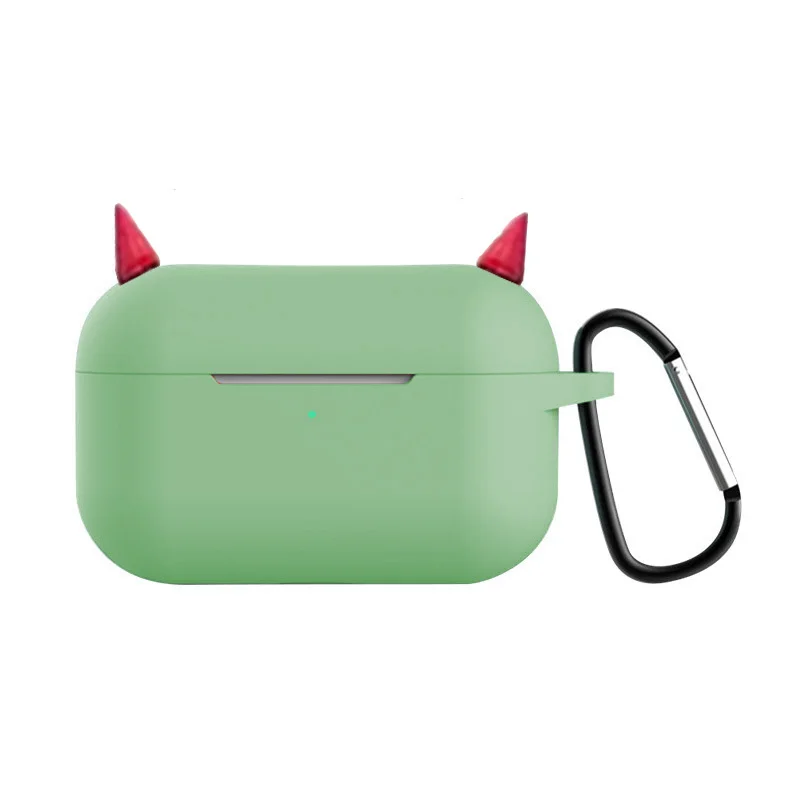 Airpods Pro Чехол devil horns жидкий силиконовый беспроводной Bluetooth чехол для airpod 3 чехол Чехол для Air Pods 3 Аксессуары для наушников - Цвет: 11