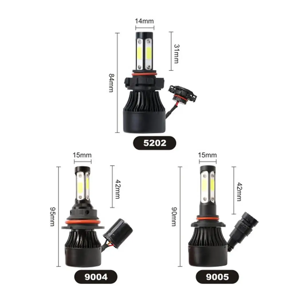 Автомобильные фары X7 H4 led H7 H11 Led H1 80 Вт 12000LM 6000K 9005 HB3 9006 HB4 автомобильная фара лампа