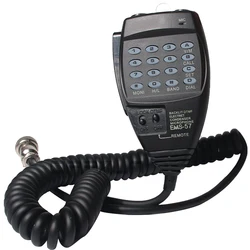 EMS-57 EMS57 8pin 8 Pin DTMF Handheld Speaker Mic Microphone for Alinco HF/Mobile DX-SR8T SR8E 70T 77T Suitable DR-135/435 Range