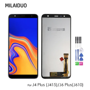 

For SAMSUNG J4 PLUS J415 J4+ J410F LCD Display with Touch Screen Digitizer Assembly LCD For J6 Plus J6+ J610F LCD Replacement