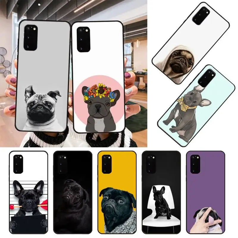 Чехол для телефона с изображением французского бульдога собаки Samsung Galaxy S9 S9plus S20 5G
