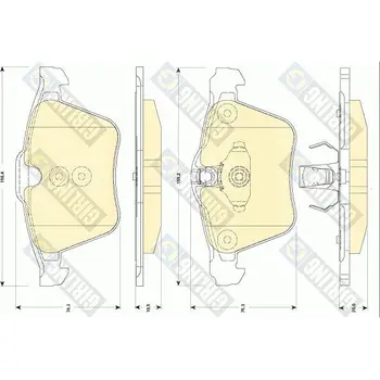

Brake pads JAGUAR FX 09/XJ 10 front GIRLING 6118352